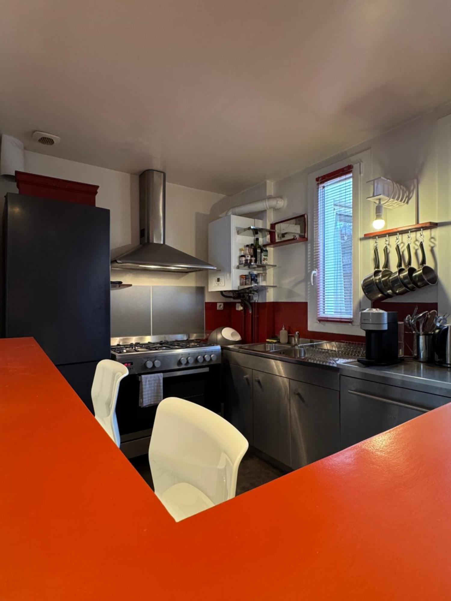 Red Flat Paris Apartment Exterior foto