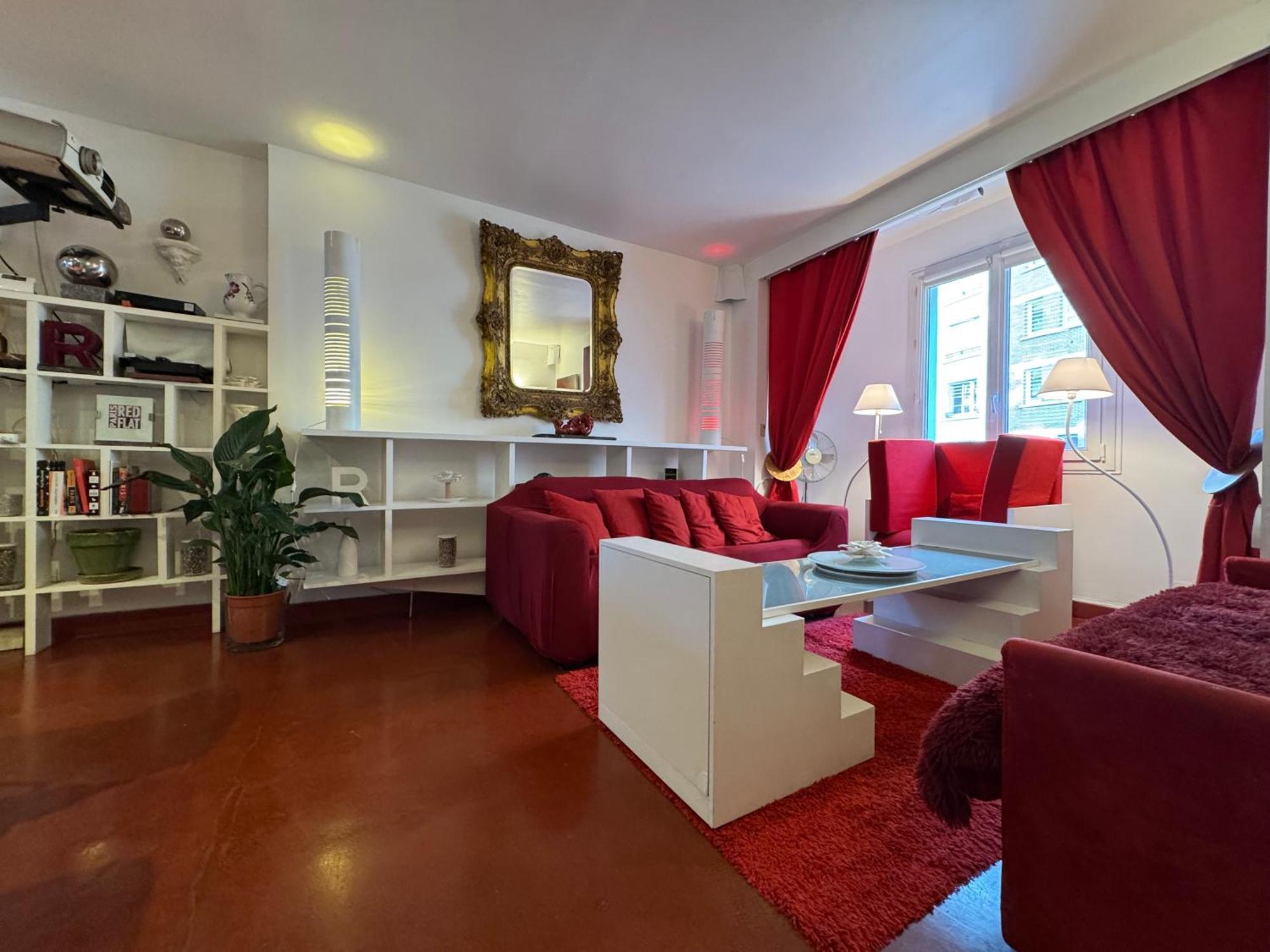 Red Flat Paris Apartment Exterior foto