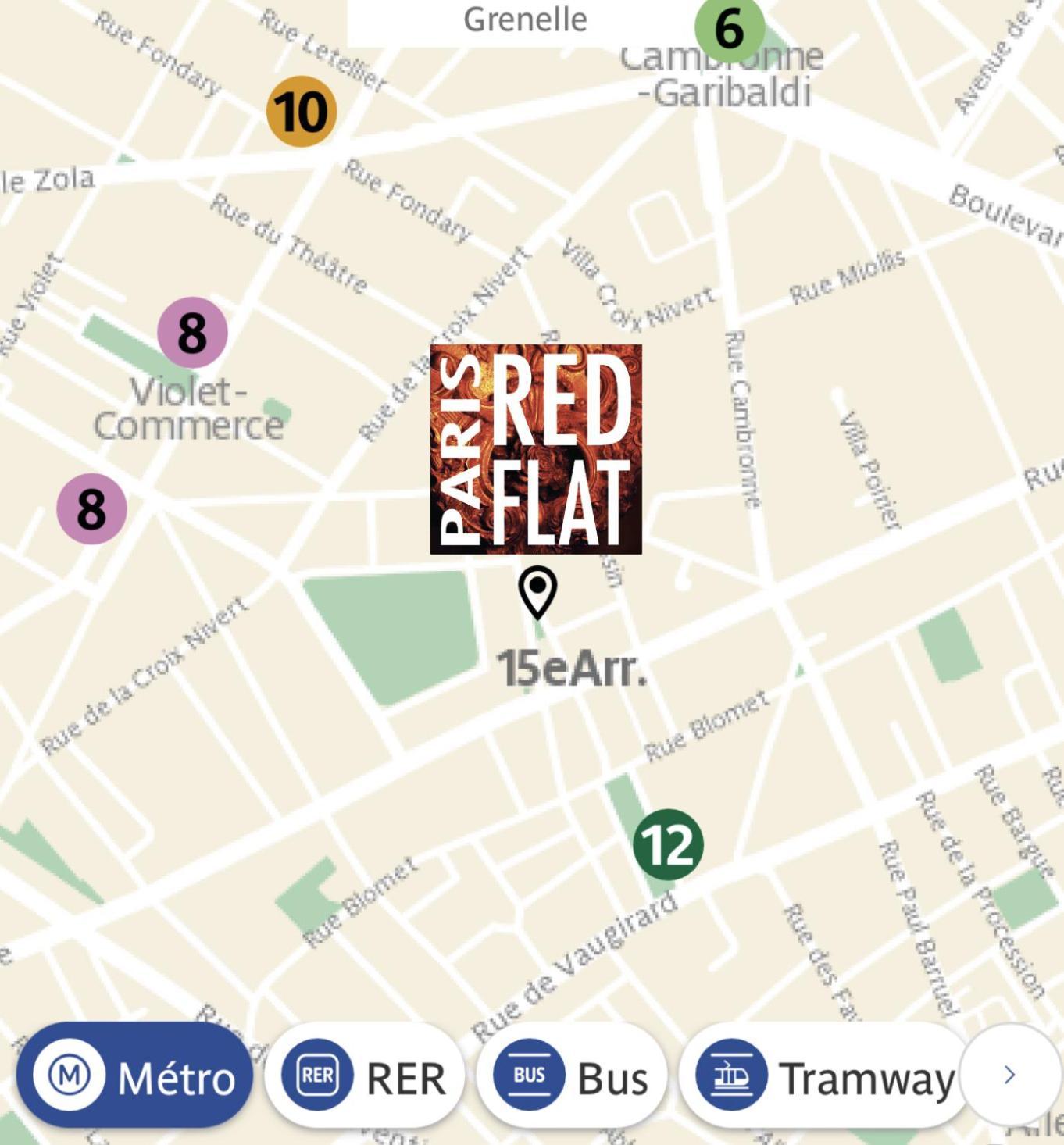 Red Flat Paris Apartment Exterior foto