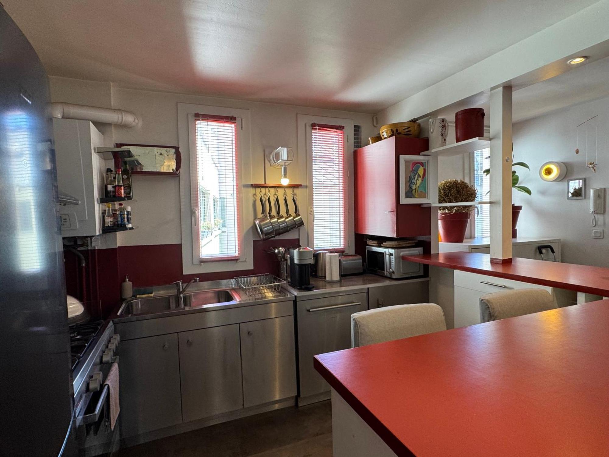 Red Flat Paris Apartment Exterior foto
