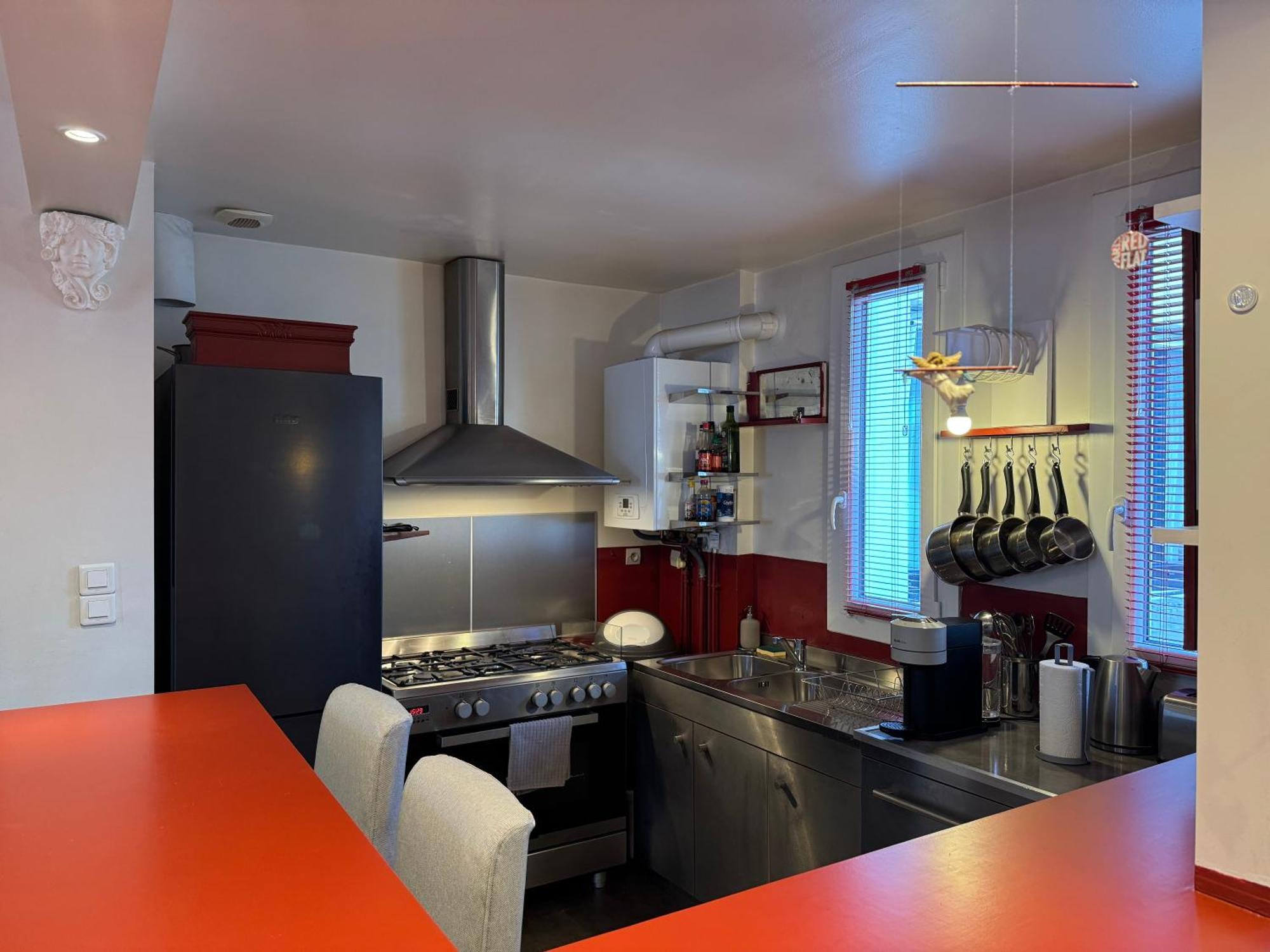 Red Flat Paris Apartment Exterior foto